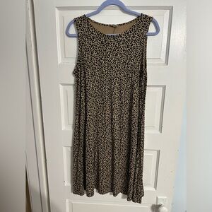 Old Navy Sleeveless Leopard Print Dress - NWOT - Size XL